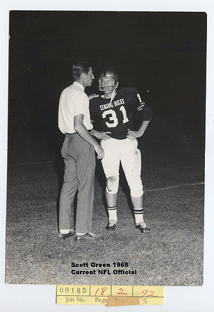 Coach Pettine & Scott Green  1968