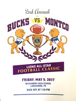 2nd Annual Bucks-Montco All Star Game 5-8-17 Bucks County win 65-40 Dedicated to Coach Mike Pettine