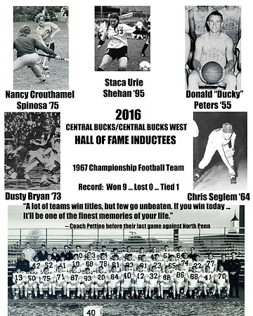Hall of Fame Inductees insert page 37